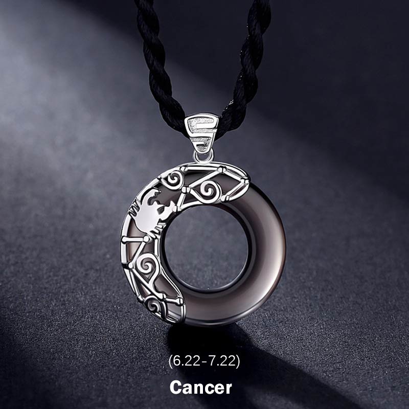Kette Obsidian Widder – Mut & Glück | Zen Spirit