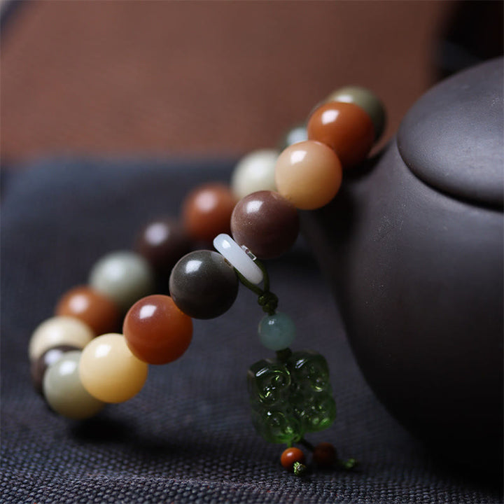 Bodhi Armband mit natürlichen Perlen Frieden Balance Meditation