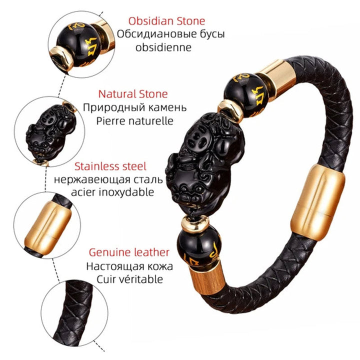 Armband Tigerauge Pixiu