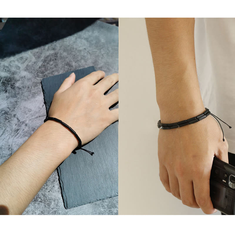 Armband Schwarzer Onyx | Schutz Stärke