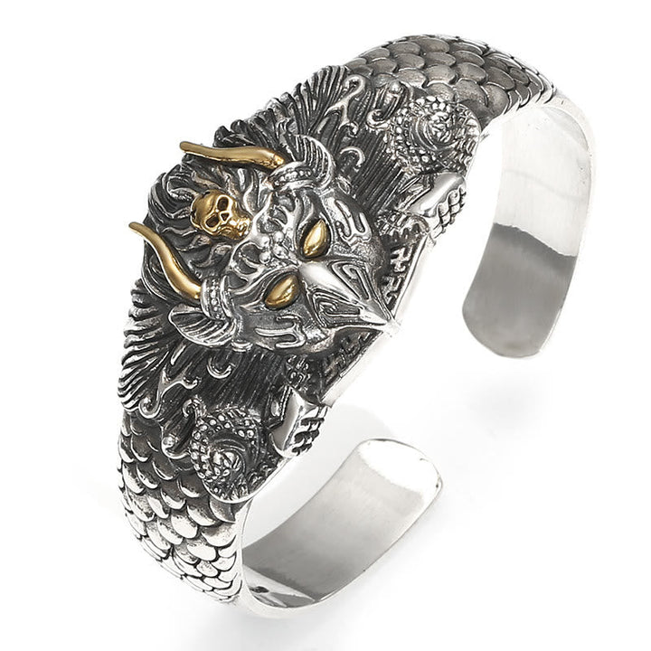 Tibetisches Garuda Vogel Armband Silber Bronze Schutz Weisheit Handgelenk