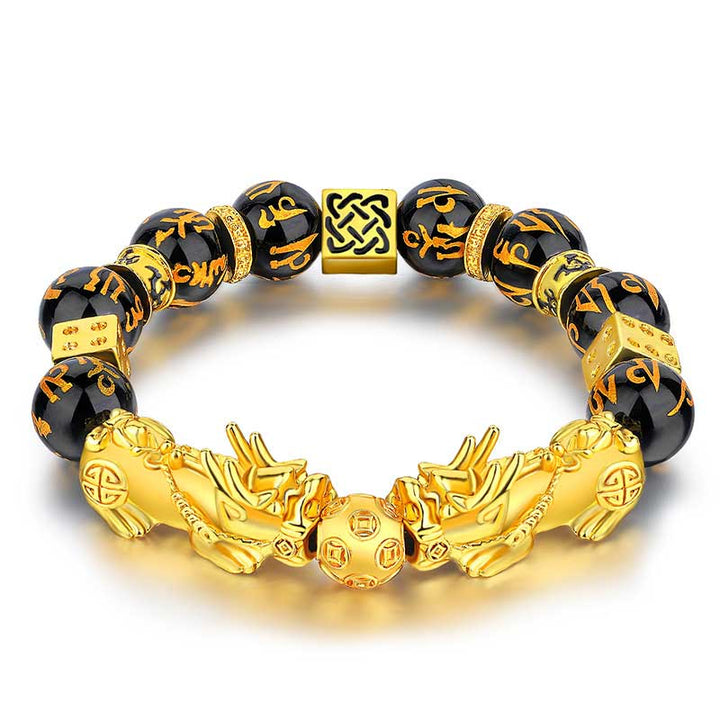 Armband Pi Xiu Obsidian Feng Shui - Reichtum