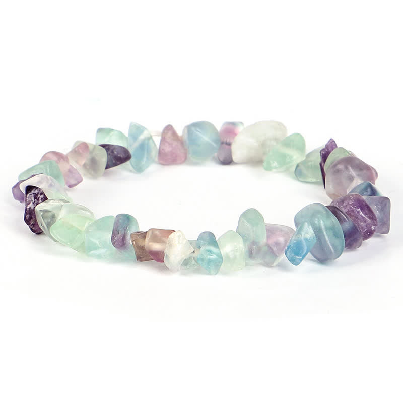 Armband Amethyst Kristall Heilung Energie Naturstein mehrfarbig elastisch getragen