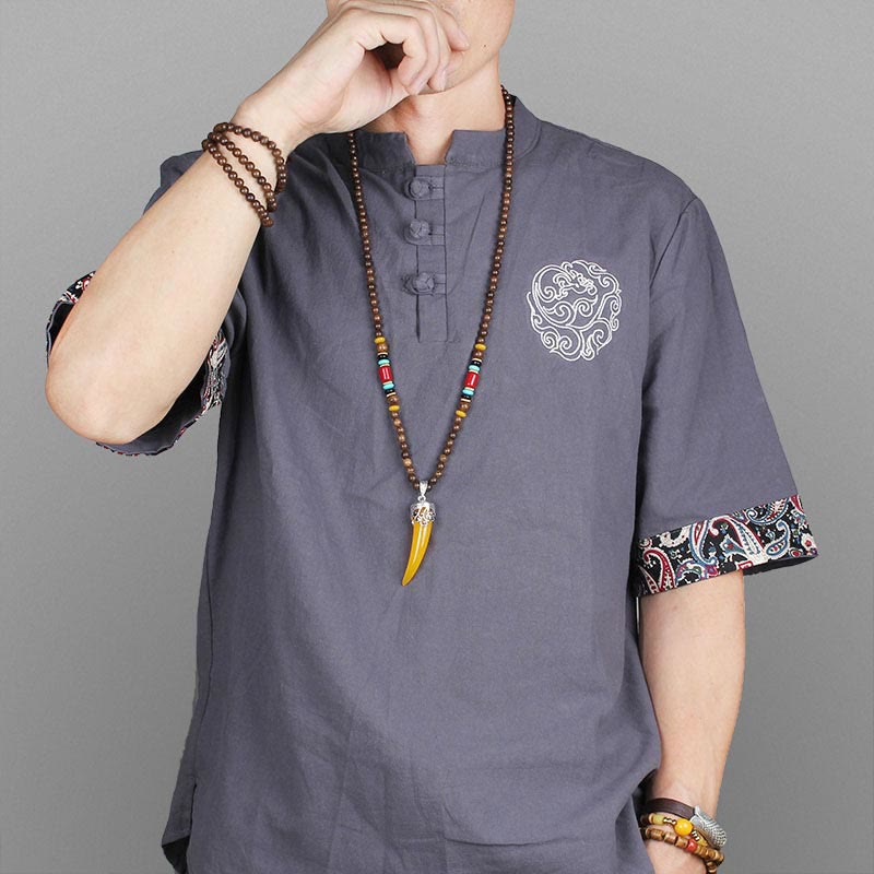 Kette Wenge-Holz Türkis Horn – Schutz