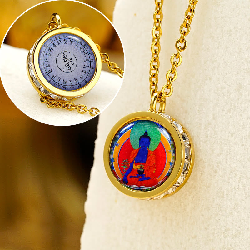 Kette Mantra Anhänger Tibet