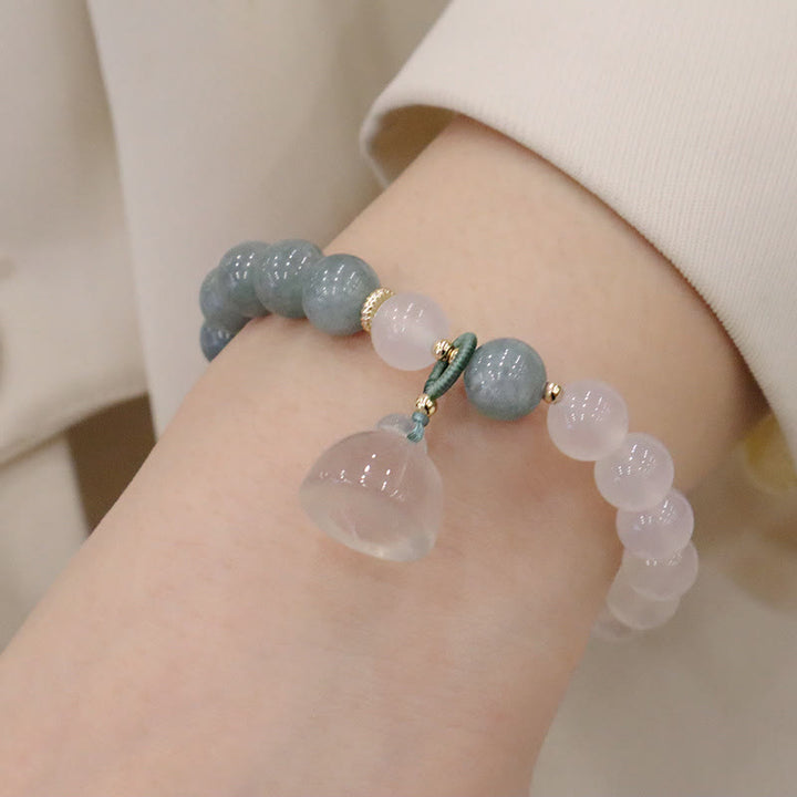 Armband Achat Jade Lotus – Schutz & Frieden – Bild 2