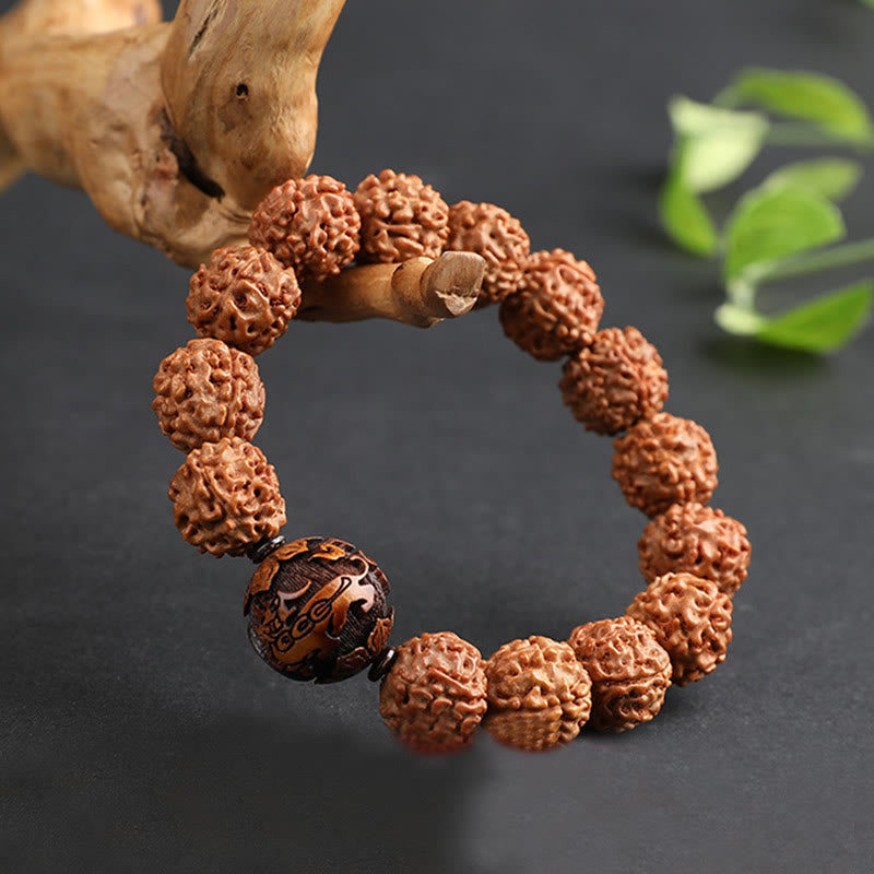 Armband Kupfer Bodhi Pixiu – Glück & Wohlstand elegantes Naturstein Design Hand.