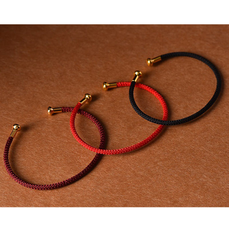 Glücksarmband Handgemacht Geflochtenes Band Cuff