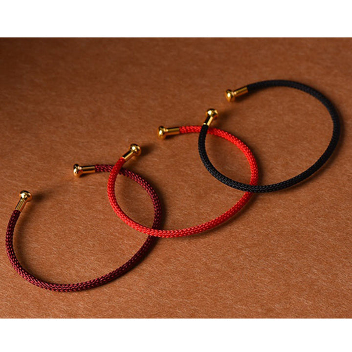 Glücksarmband Handgemacht Geflochtenes Band Cuff
