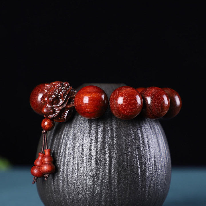 Armband Drache Sandelholz – Schutz & Kraft