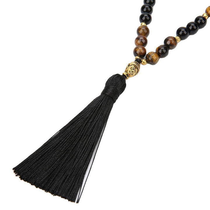 Mala Grüner Jaspis Tibet Buddha