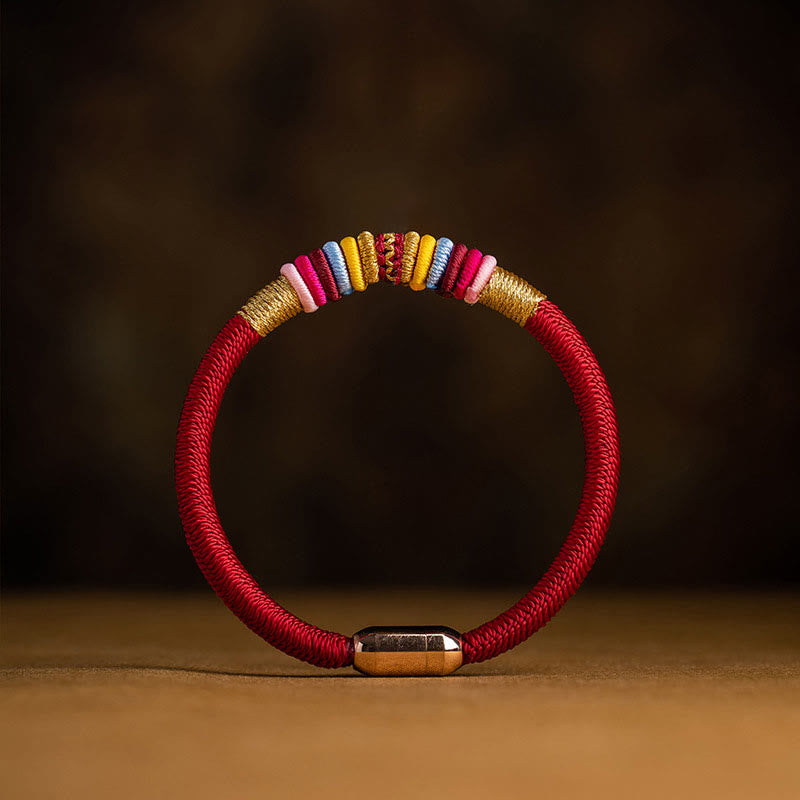 Rotes Armband Magnetisch – Schutz & Energie mit farbigen Perlen