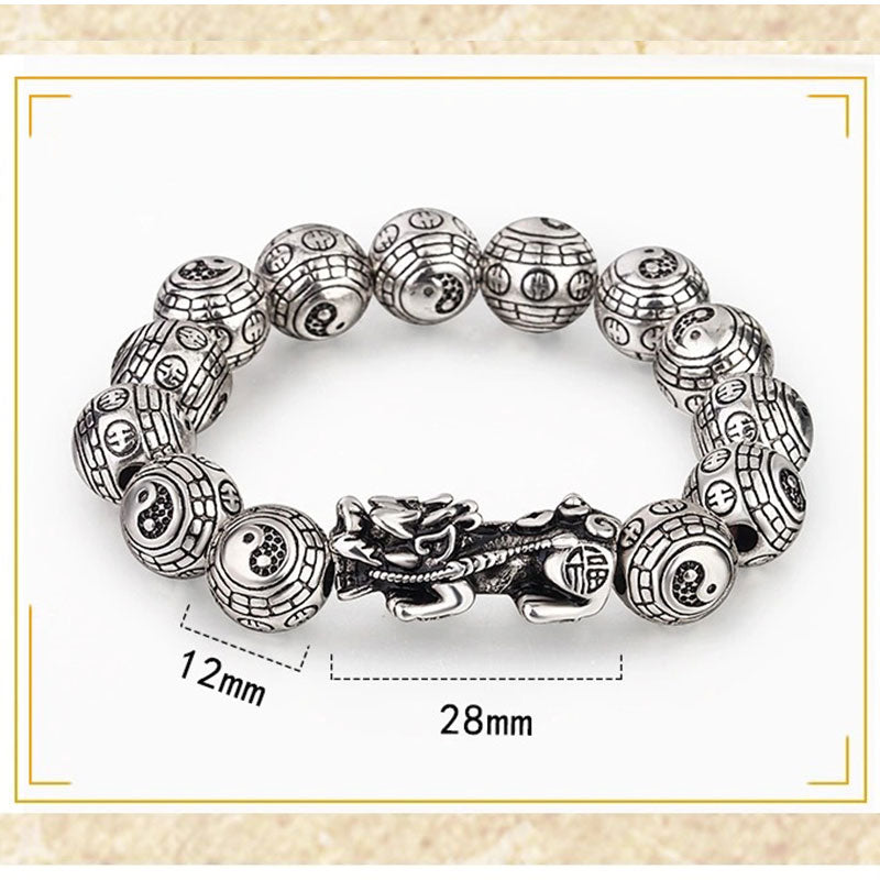 Armband Silber Pixiu "Wohlstand" Feng Shui