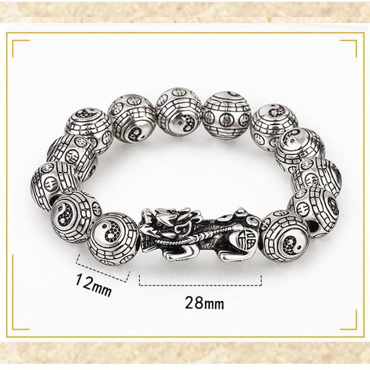 Armband Silber Pixiu "Wohlstand" Feng Shui