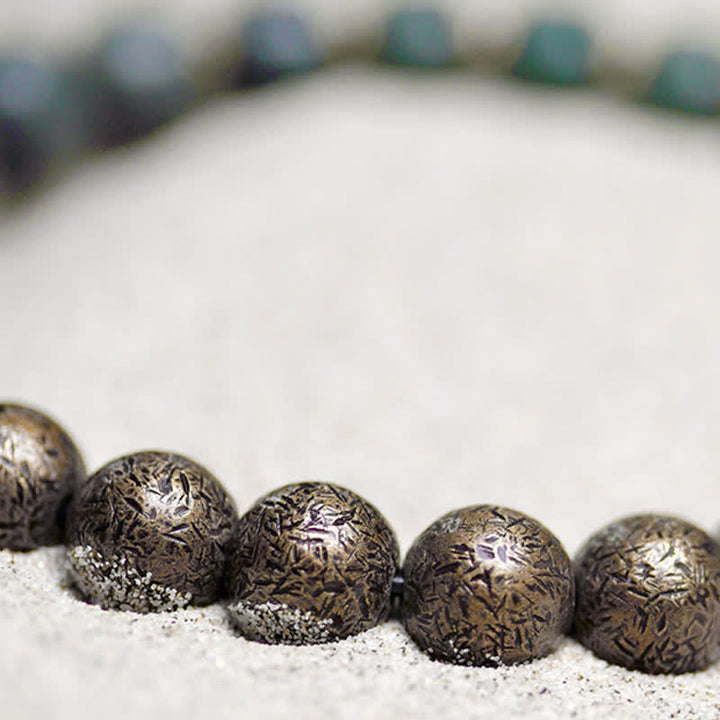 Bodhi Armband Kupfer Erfolg Perlen auf Sand Natur