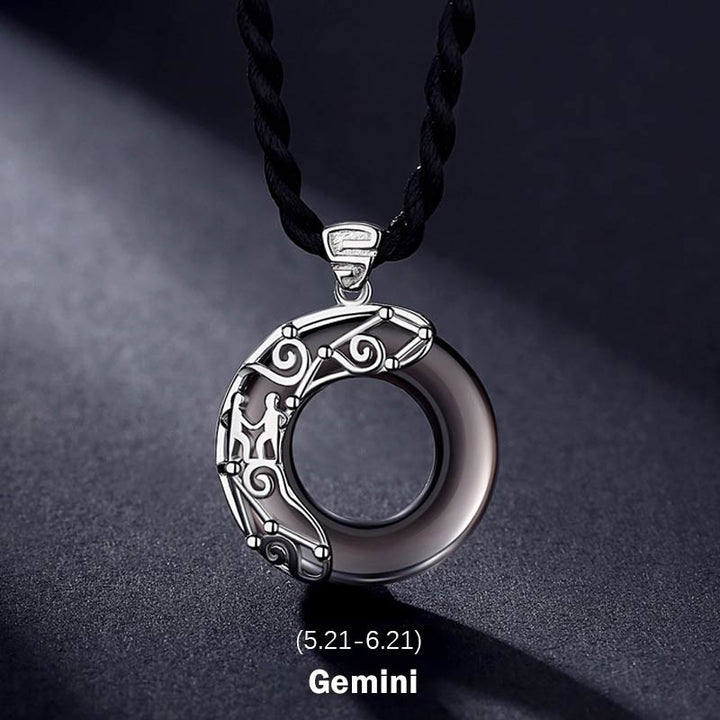 Kette Obsidian Widder – Mut & Glück | Zen Spirit