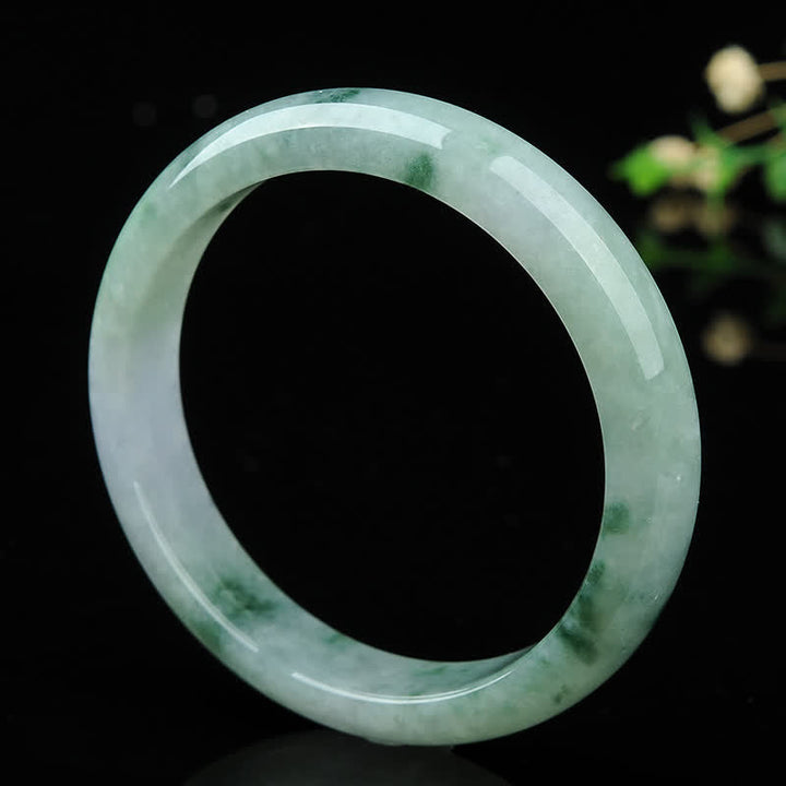 Armband Jade Luck – Glück & Wohlstand grüner Naturstein poliert elegant