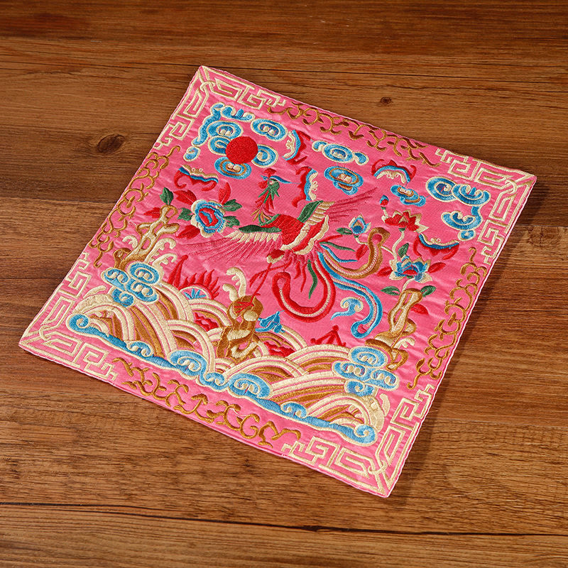 Tee Untersetzer Kranich Phönix Drache Kirin Rosa Phönix