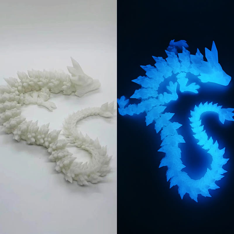Drachen Figur Leuchtend Feng Shui Leuchtender Blauer Drache
