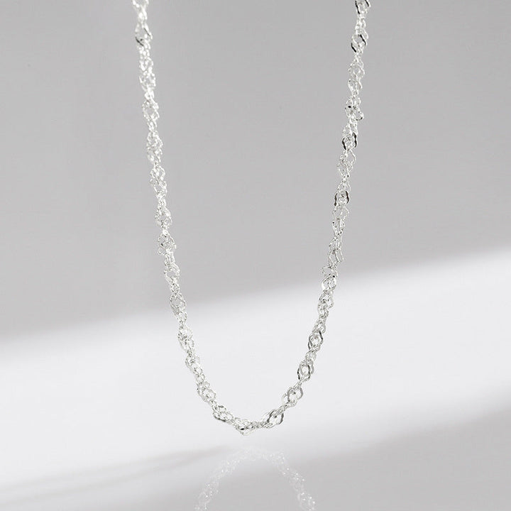 Kette 925er Silber Sterlingsilber filigran Gliederkette