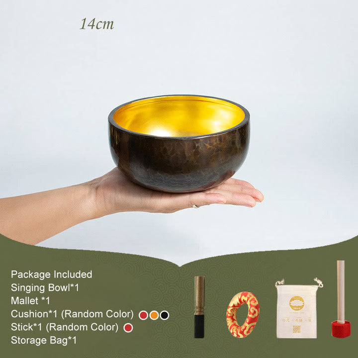 Klangschale Groß Tibetisch Yoga Heilung 14 cm
