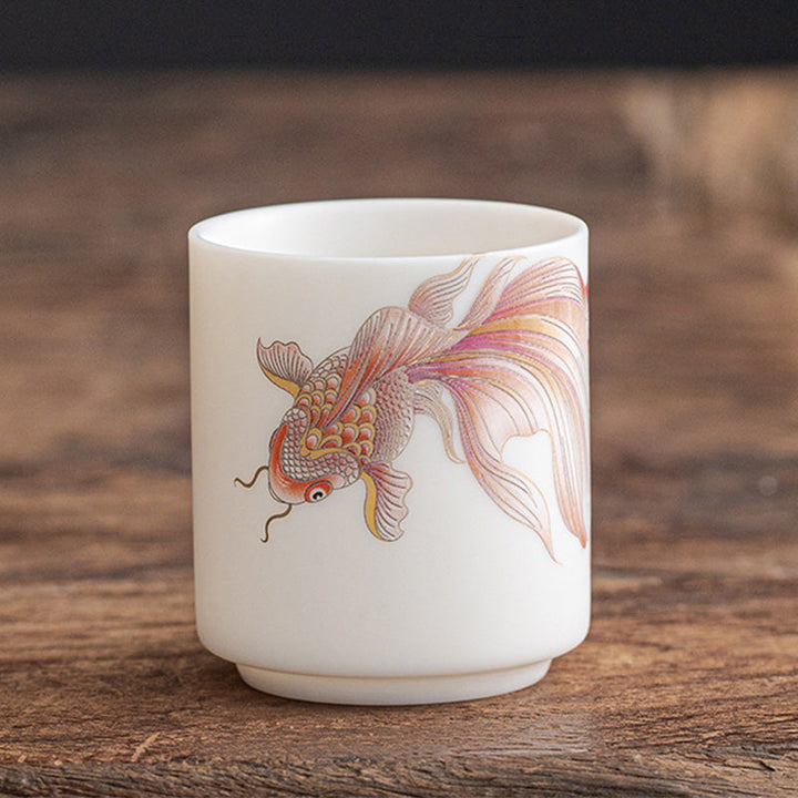 Teetasse Roter Koi-Fisch 80ml