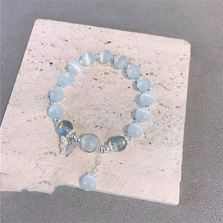 Armband Mondstein Katzenauge - Schutz Support