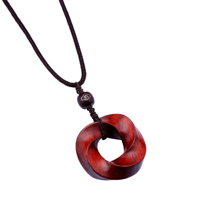 Anhänger Kette Rote Karneol Spirale Symbol