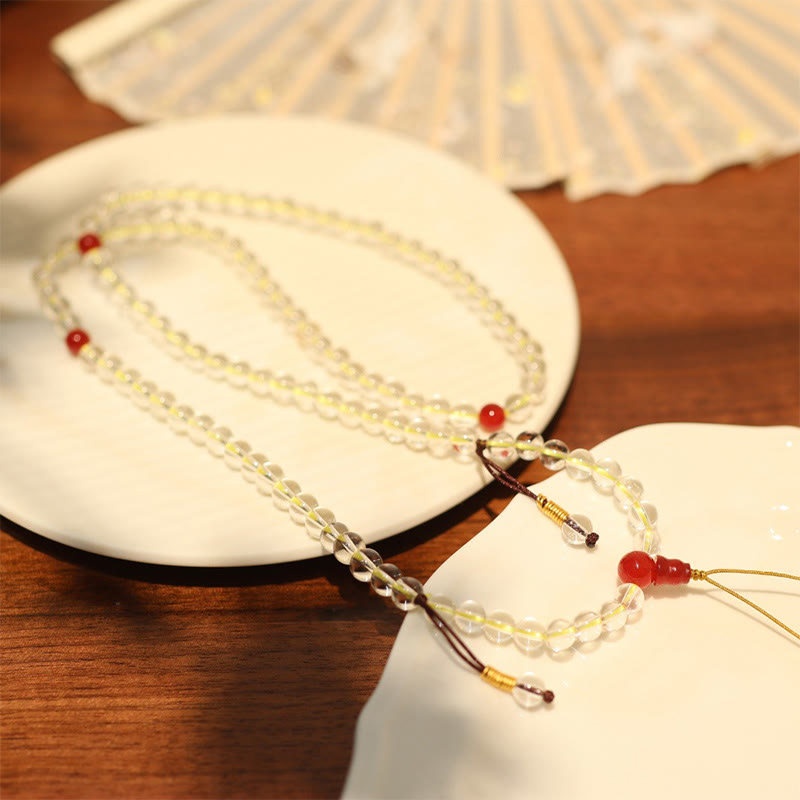 Mala Armband 925 Silber roter Achat Perlen Schutz Schmuck elegante Verarbeitung