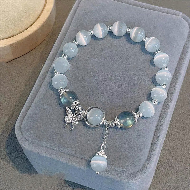 Armband Mondstein Katzenauge - Schutz Support