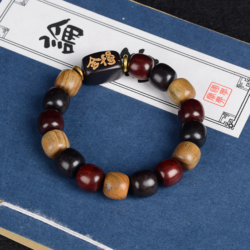 Armband Sandelholz Ebenholz – Frieden