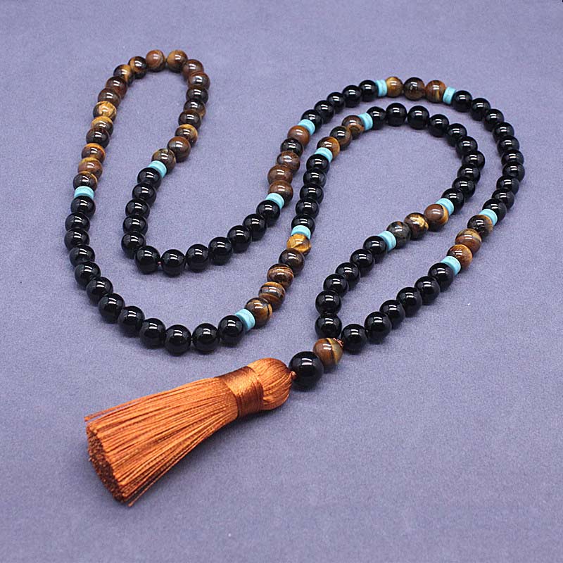 Mala Schwarzer Onyx – Frieden
