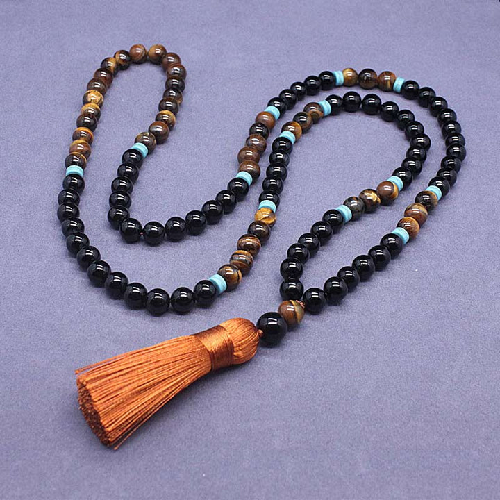 Mala Schwarzer Onyx – Frieden