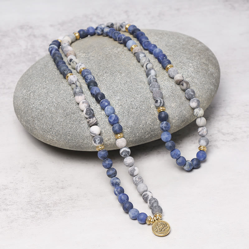 Mala 108 Perle Lotus