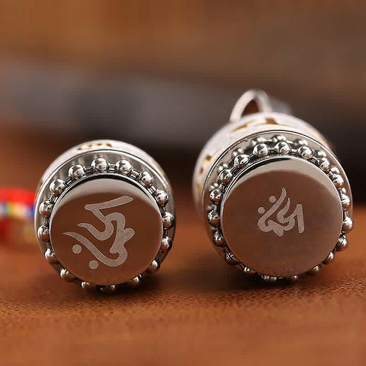 Titanium – Weisheit – Bild 16 – Titanium Ohrringe mit Om-Symbol Weisheit Schmuck Silber Anhänger