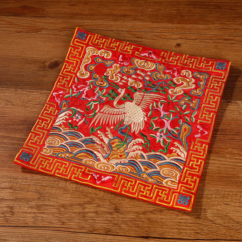 Tee Untersetzer Kranich Phönix Drache Kirin Roter Kranich