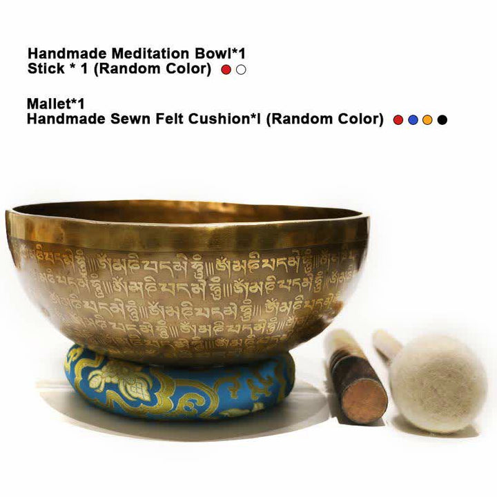 Instrument Klangschale Sutra Heilung Set 18 cm