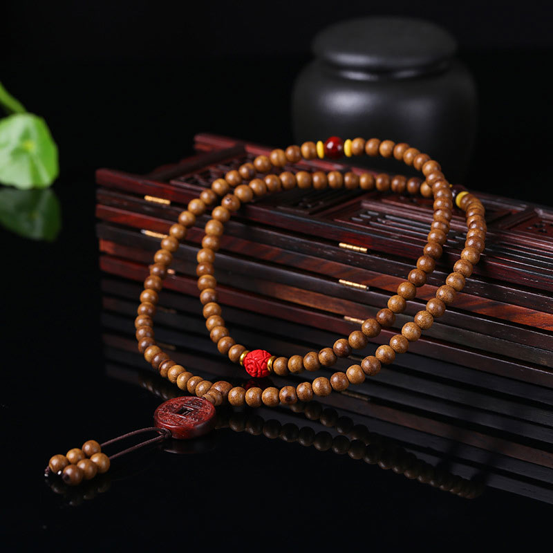 Mala Pfirsichholz Bodhi Samen - Meditation