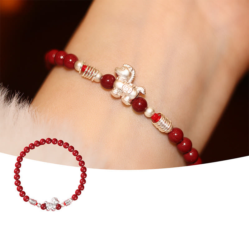 Armband 925 Silber Roter Achat – Ruhe