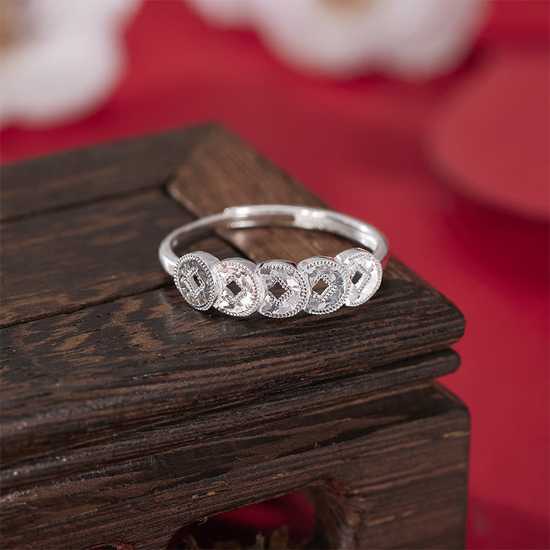 Armband 925 Silber Fünf Kaiser Münzen – Schutz