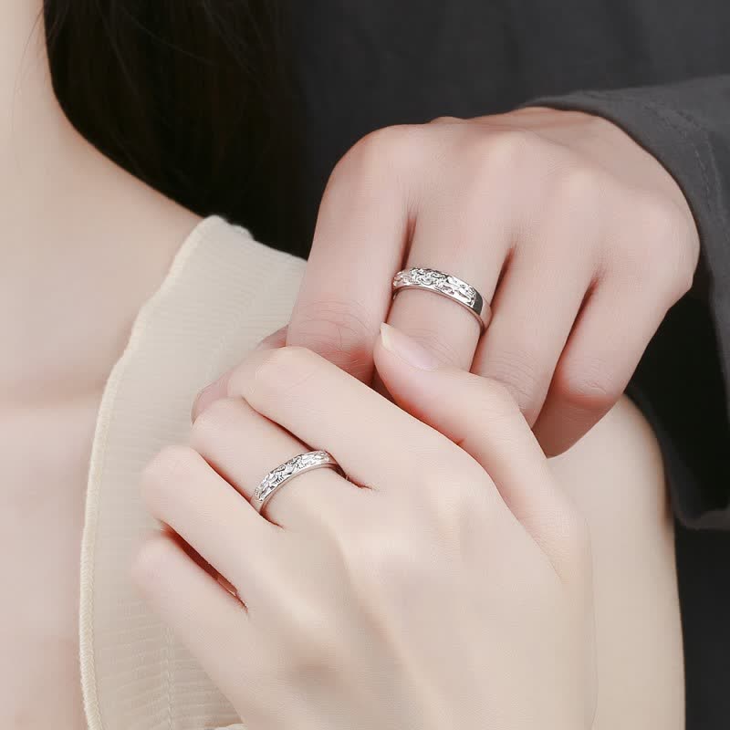 Ring 925 Silber Pixiu Balance Fengshui Symbol für Glück und Schutz