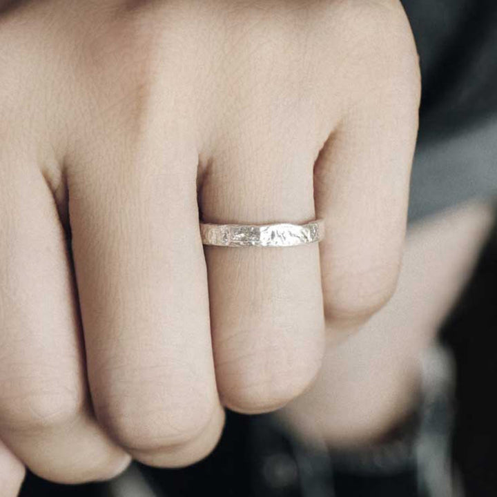 Ring 925 Silber Herz für Paare – Segen