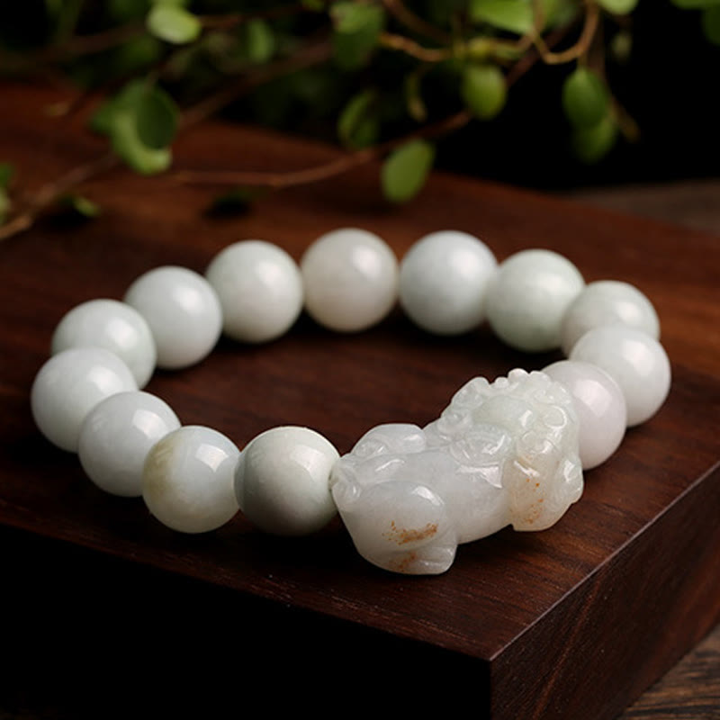 Armband Feng Shui Jade Pixiu Wohlstand & Heilung