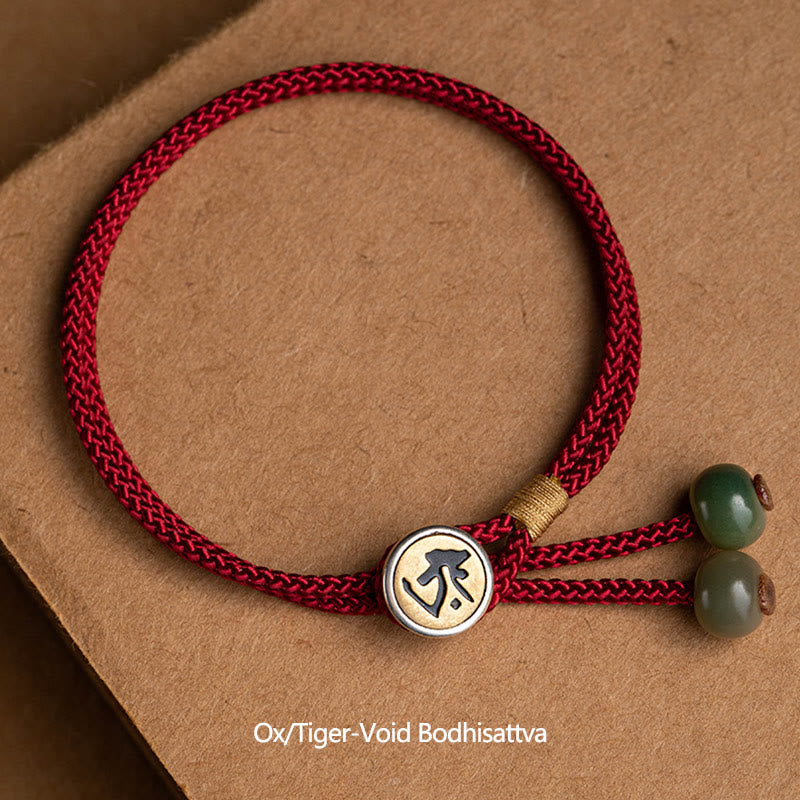 Armband Sternzeichen Talisman Rot Schnur Handgemacht