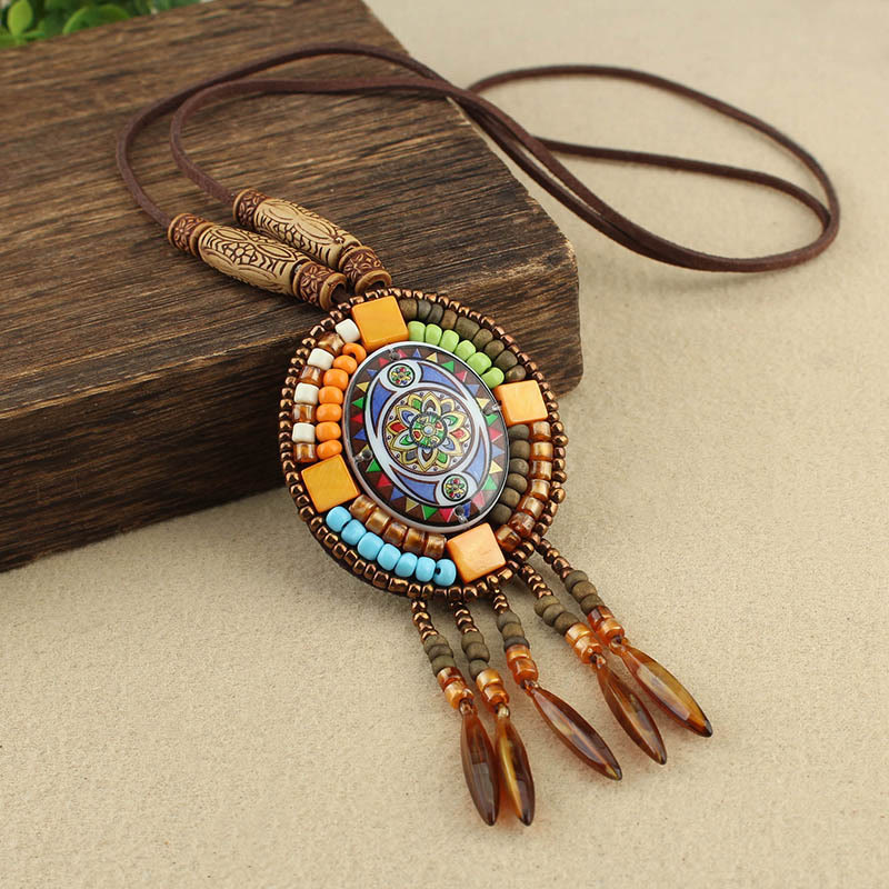 Mandala-Kette, Perlen, Buddha, Kreativität, Boho, Ethno