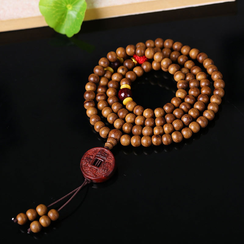 Mala Pfirsichholz Bodhi Samen - Meditation