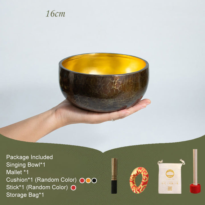 Klangschale Groß Tibetisch Yoga Heilung 16 cm