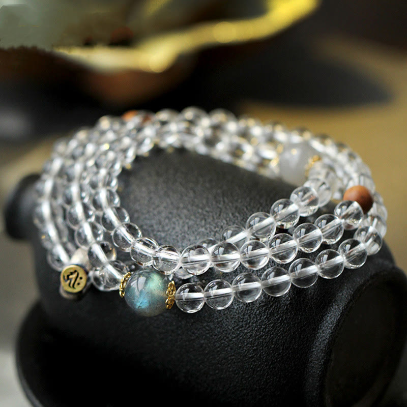 Armband 925 Silber Weißer Kristall Chinesisches Tierkreis