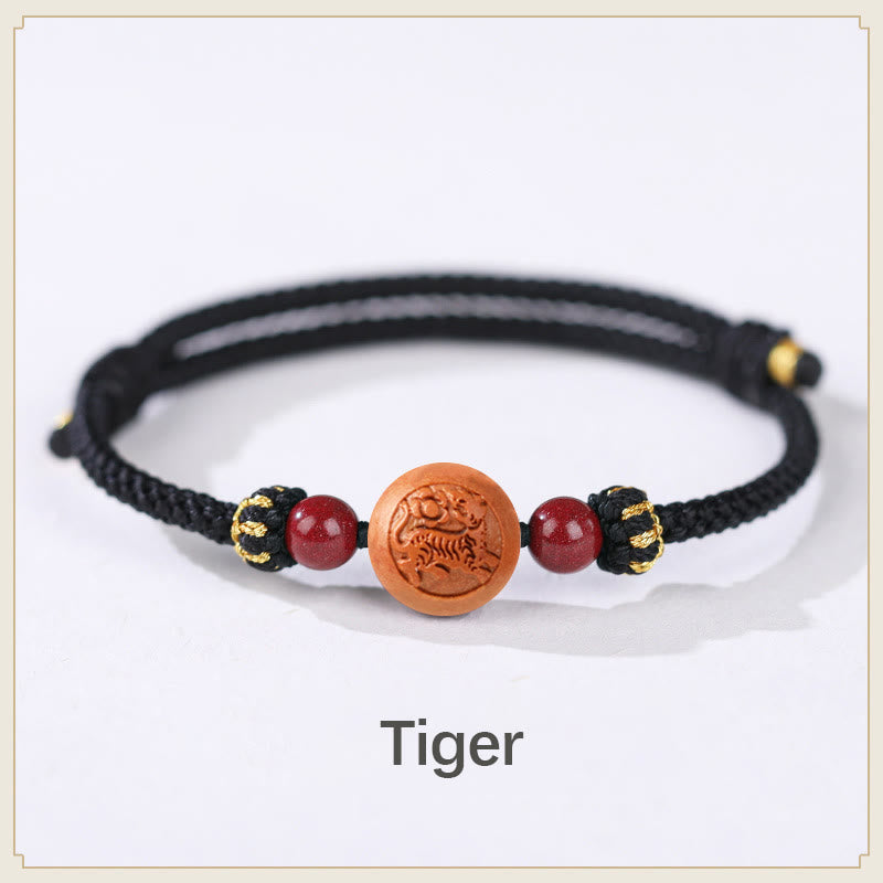 Armband Zinnober Chinesisches Tierkreis – Wohlstand – Bild 12