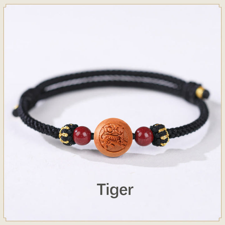 Armband Zinnober Chinesisches Tierkreis – Wohlstand – Bild 12